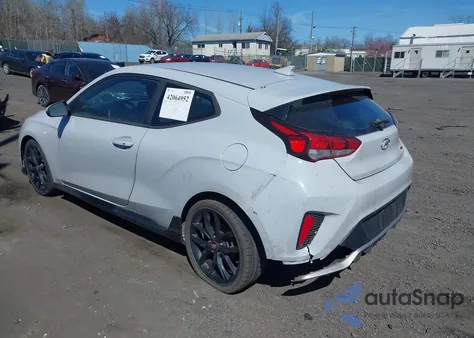 2020 Hyundai Veloster Turbo R-Spec из США, поврежденный, VIN KMHTH6AB1LU027676